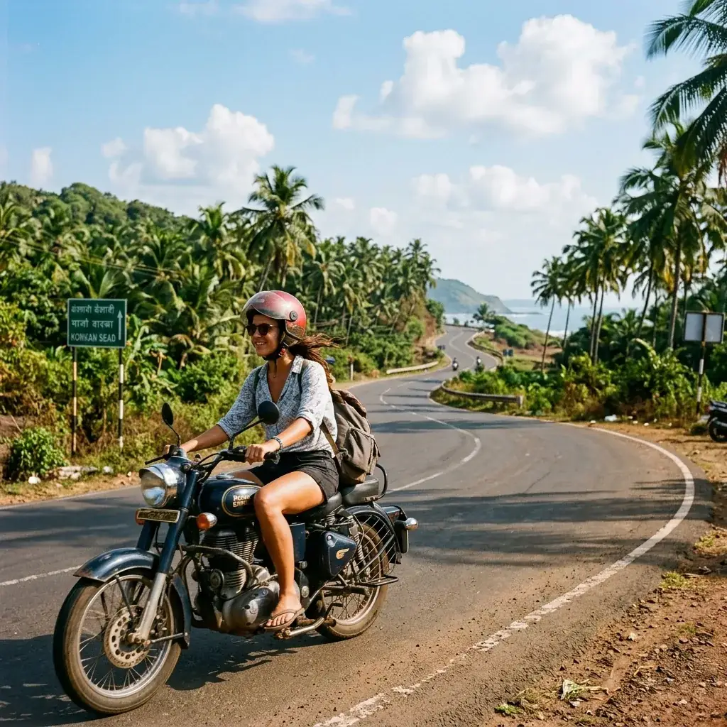Renting a vehicle to explore South Goa's open coastal roads